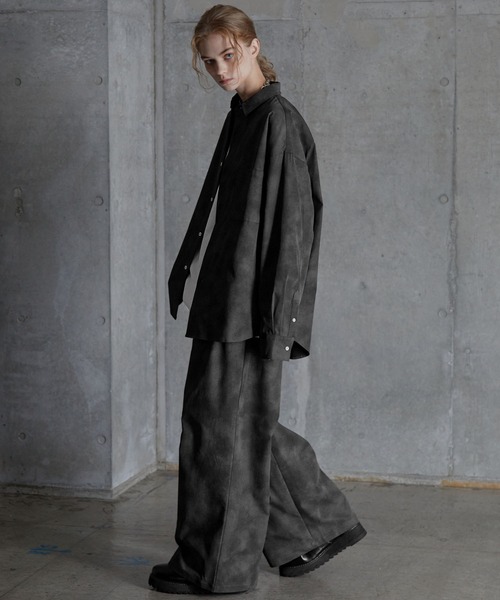 SERACE(セラス)の「【SERACE】Vintage design wide slacks pants / ヴィンテージデザインワイドスラックスパンツ(スラックス・メンズ・ホワイト/ブラック/グレー・S/L/M)」の17枚目の写真