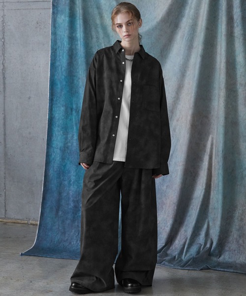 SERACE(セラス)の「【SERACE】Vintage design wide slacks pants / ヴィンテージデザインワイドスラックスパンツ(スラックス・メンズ・ホワイト/ブラック/グレー・S/L/M)」の20枚目の写真