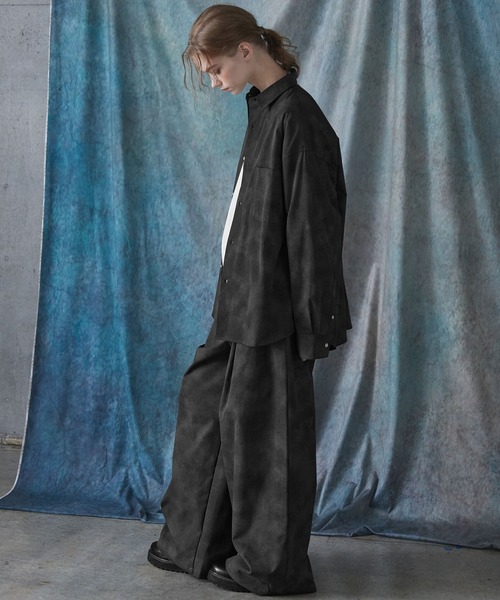 SERACE(セラス)の「【SERACE】Vintage design wide slacks pants / ヴィンテージデザインワイドスラックスパンツ(スラックス・メンズ・ホワイト/ブラック/グレー・S/L/M)」の21枚目の写真