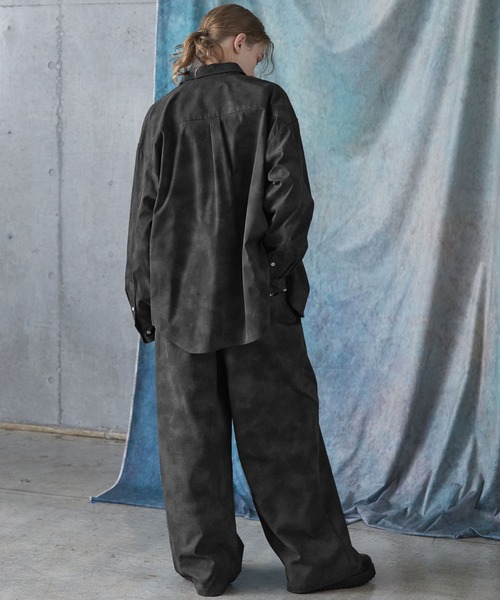 SERACE(セラス)の「【SERACE】Vintage design wide slacks pants / ヴィンテージデザインワイドスラックスパンツ(スラックス・メンズ・ホワイト/ブラック/グレー・S/L/M)」の22枚目の写真
