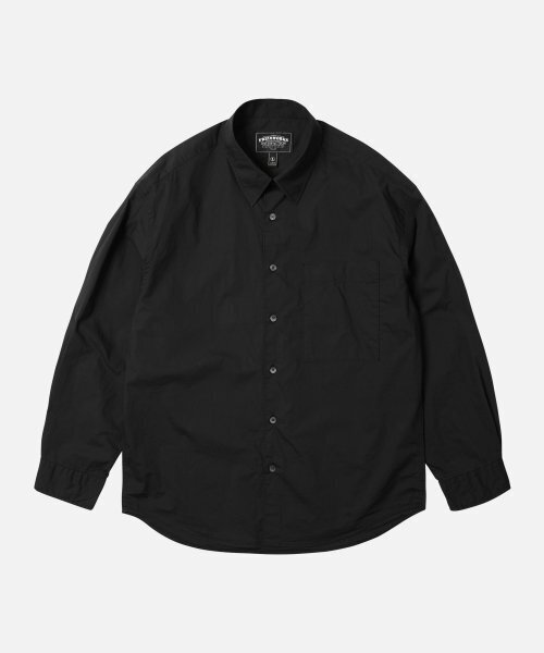 FRIZMWORKS(フリズムワークス)の「TYPEWRITER RELAXED SHIRT _ BLACK(シャツ/ブラウス・メンズ・その他・LARGE/X-LARGE/MEDIUM)」の1枚目の写真