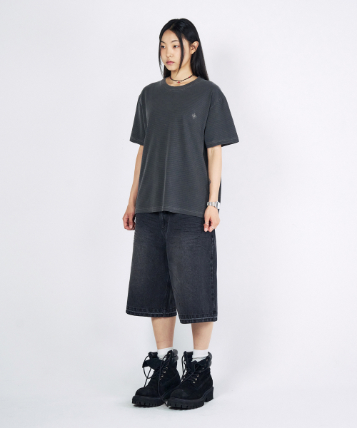 SLOWACID（スローアシッド）の「ディスマントル バミューダデニムショーツ [ブラック]（デニムパンツ・レディース・その他・SMALL/MEDIUM/LARGE）」の4枚目の写真