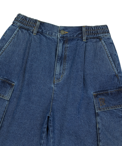 Wacky WiLLy(ワッキーウィリー)の「カーゴデニムショートパンツインディゴ(デニムパンツ・レディース・その他・SMALL/MEDIUM/LARGE/X-LARGE)」の4枚目の写真