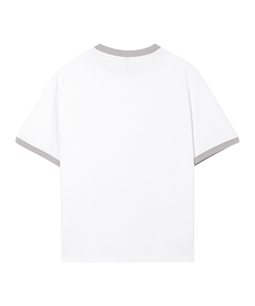 WESLEYHYUSTON（ウェズリーユーストン）の「Essential logo ringer t shirt white（Tシャツ/カットソー・レディース・その他・MEDIUM/LARGE/SMALL）」の2枚目の写真