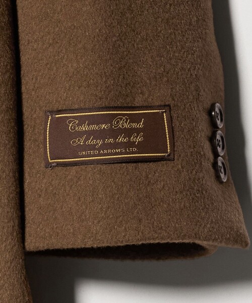 A DAY IN THE LIFE UNITED ARROWS(アデイインザライフユナイテッドアローズ)の「ビーバー チェスターコート<A DAY IN THE LIFE>(チェスターコート・メンズ・ブラウン系・L/M/S/XL)」の8枚目の写真