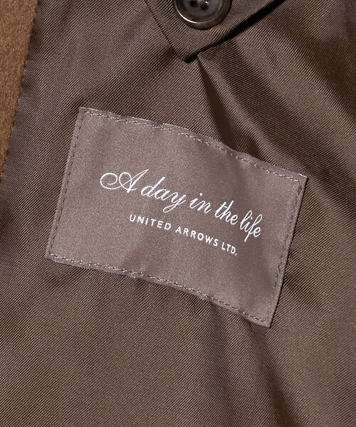 A DAY IN THE LIFE UNITED ARROWS(アデイインザライフユナイテッドアローズ)の「ビーバー チェスターコート<A DAY IN THE LIFE>(チェスターコート・メンズ・ブラウン系・L/M/S/XL)」の17枚目の写真