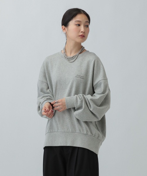 LEPSIM（レプシィム）の「アソートプリントスウェット　582471（スウェット・レディース・ベージュ/グレー/オフホワイト/チャコールグレー/グレー系その他・FREE）」の12枚目の写真