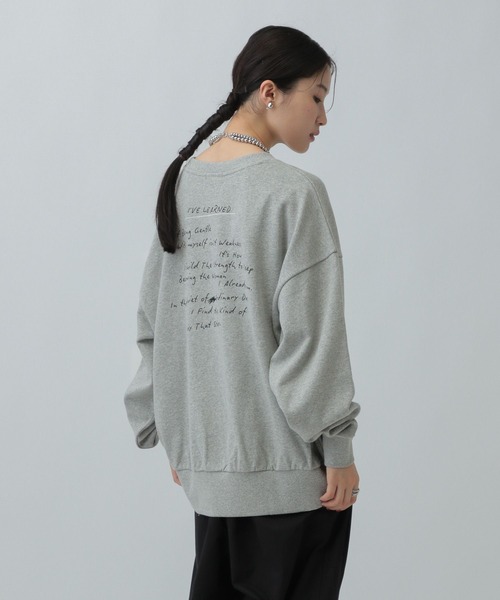 LEPSIM（レプシィム）の「アソートプリントスウェット　582471（スウェット・レディース・ベージュ/グレー/オフホワイト/チャコールグレー/グレー系その他・FREE）」の13枚目の写真