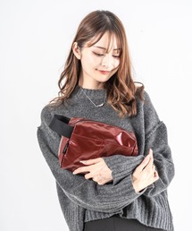 Jack Gomme（ジャックゴム）の「【JACK GOMME】ポーチ　クラッチバッグ　BOX Trousse（ポーチ）」