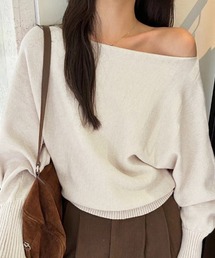 mebole（メボレ）の「オフショルダーニット（ニット/セーター）」
