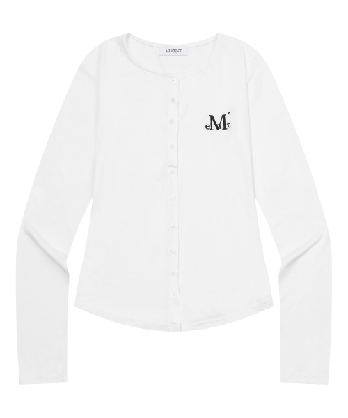 MUCENT（ムセント）の「アンツスリムフィットラウンドネックカーディガン（5カラー）（カーディガン/ボレロ・レディース・Beige/グレー/ホワイト/チャコールグレー/ブラック・FREE）」の22枚目の写真
