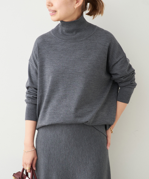 WONDER タートルネック プルオーバー（ニット/セーター）｜Deuxieme