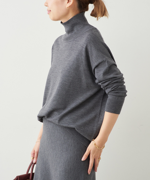 WONDER タートルネック プルオーバー（ニット/セーター）｜Deuxieme