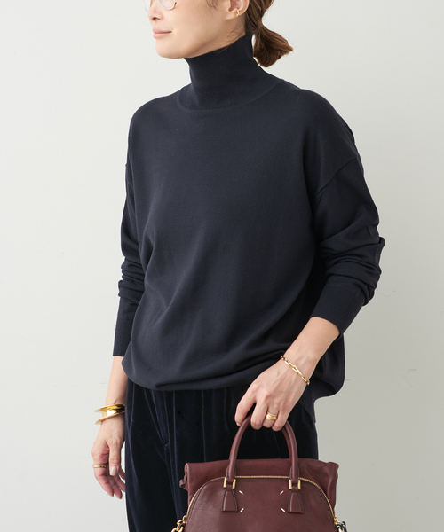 美品 ドゥーズィエムクラス WONDER タートルネック プルオーバー 23AW WONDER タートルネック プルオーバー（ニット／セーター）｜Deuxieme