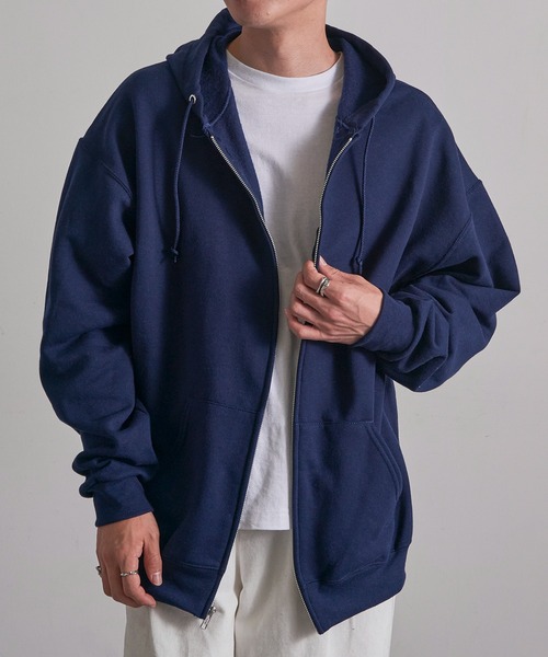 セール】【JERZEES】8 oz. NuBlend Fleece Full-Zip Hood 裏起毛