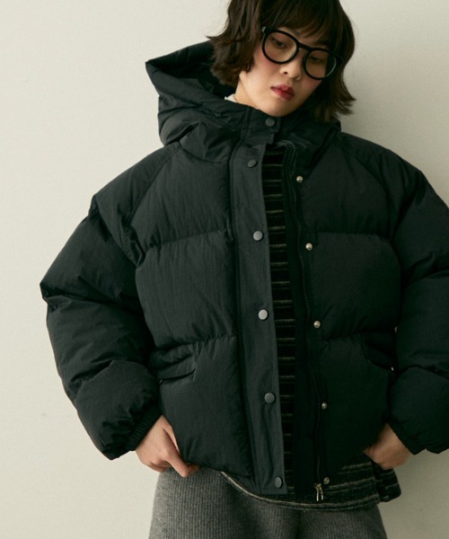 hood pudding jacket / フード付きパディングジャケット（ダウン