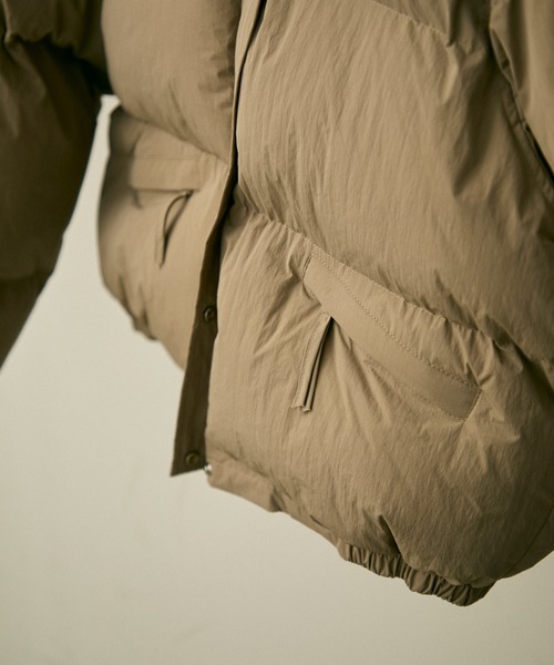 hood pudding jacket / フード付きパディングジャケット（ダウン