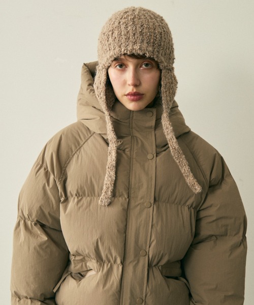 hood pudding jacket / フード付きパディングジャケット（ダウン