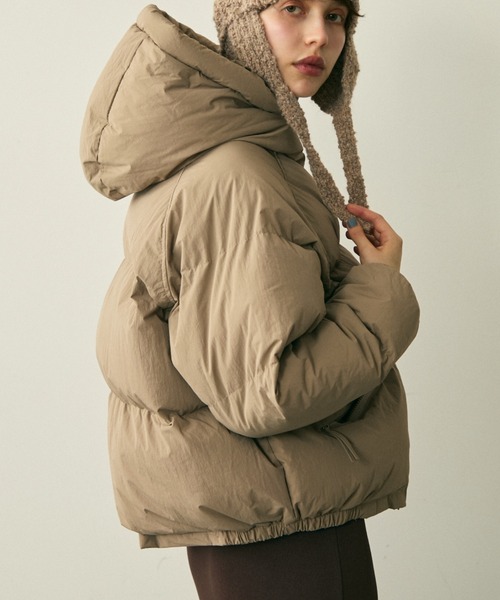 hood pudding jacket / フード付きパディングジャケット（ダウン