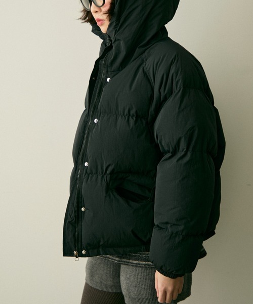 hood pudding jacket / フード付きパディングジャケット（ダウン