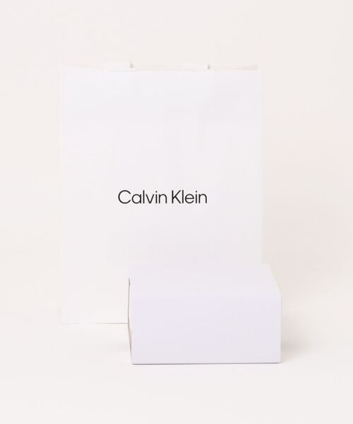 Calvin Klein(カルバン・クライン)の「【CalvinKlein】 カルバンクライン CK TWISTED リングモチーフ ネックレス(ネックレス・メンズ・シルバー・FREE)」の4枚目の写真