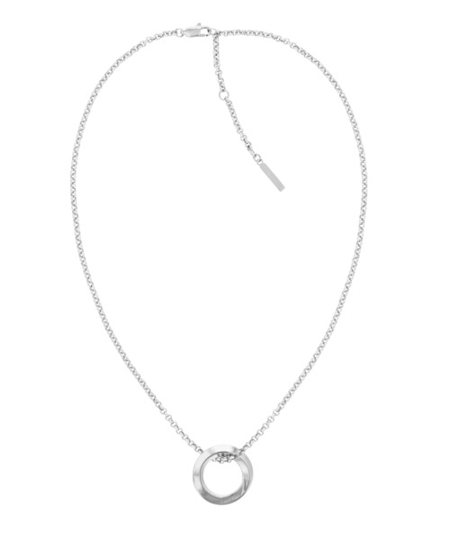 Calvin Klein(カルバン・クライン)の「【CalvinKlein】 カルバンクライン CK TWISTED リングモチーフ ネックレス(ネックレス・メンズ・シルバー・FREE)」の6枚目の写真