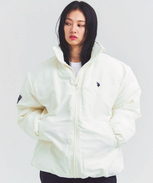 U.S. POLO ASSN.（ユーエスポロアッスン）の「US POLO ASSN 中綿ﾀﾞｳﾝｼﾞｬｹｯﾄ（ダウンジャケット/コート・メンズ・ブラック/アイボリー・L/XL/M）」の3枚目の写真