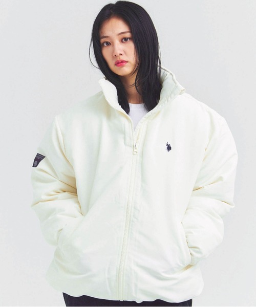 U.S. POLO ASSN.（ユーエスポロアッスン）の「US POLO ASSN 中綿ﾀﾞｳﾝｼﾞｬｹｯﾄ（ダウンジャケット/コート・メンズ・ブラック/アイボリー・L/XL/M）」の4枚目の写真
