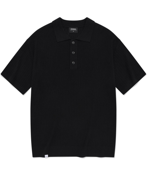 COVERNAT(カバーナット)の「クロシェカラー ハーフニット ブラック(ニット/セーター・レディース・その他・X-LARGE/X-SMALL/MEDIUM/SMALL/LARGE/XX-LARGE)」の1枚目の写真