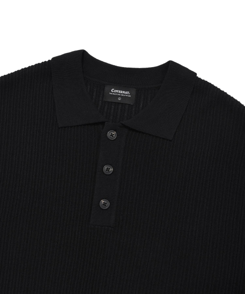COVERNAT(カバーナット)の「クロシェカラー ハーフニット ブラック(ニット/セーター・レディース・その他・X-LARGE/X-SMALL/MEDIUM/SMALL/LARGE/XX-LARGE)」の3枚目の写真