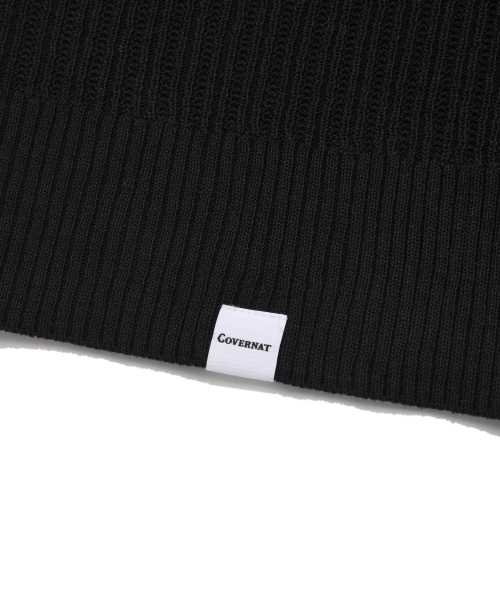 COVERNAT(カバーナット)の「クロシェカラー ハーフニット ブラック(ニット/セーター・レディース・その他・X-LARGE/X-SMALL/MEDIUM/SMALL/LARGE/XX-LARGE)」の5枚目の写真