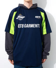 OC 3R Soccer Layered Hoodie Jersey (Navy)