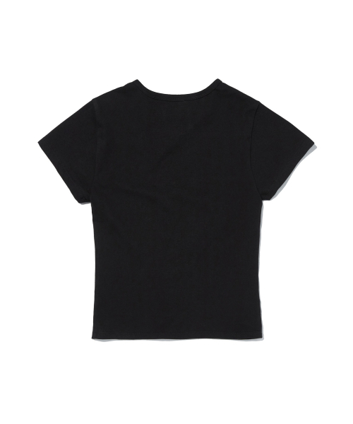 suade（スエード）の「66 CROP TEE [BLACK]（Tシャツ/カットソー・レディース・その他・FREE）」の2枚目の写真