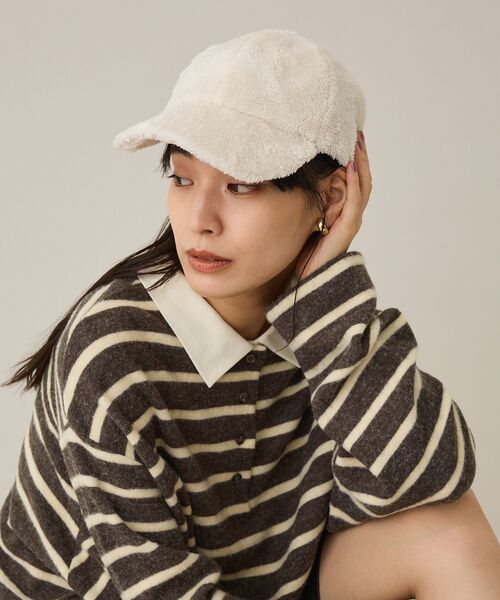 CRAFT STANDARD BOUTIQUE（クラフトスタンダードブティック）の「ボーダーラガープルオーバー（Tシャツ/カットソー・レディース・ダークグレー/ダークパープル・FREE）」の7枚目の写真