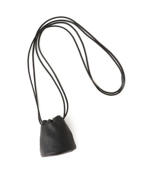 ADAM ET ROPE'(アダムエロペ)の「【PFT】Drawstrig Mini Pochette(ショルダーバッグ・レディース・ブラック/ブラウン・FREE)」の11枚目の写真