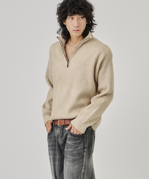 THE-ABON（エイボン）の「フォームハーフジップクリーム（その他トップス・メンズ・クリーム・X-LARGE/LARGE）」の2枚目の写真