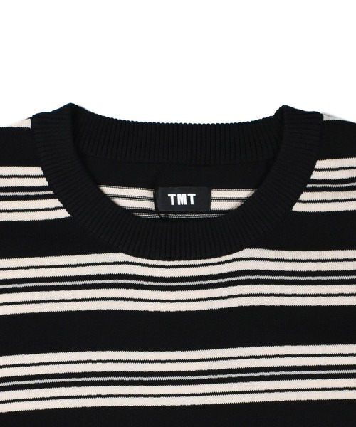 TMT（ティーエムティー）の「【TMT/ティーエムティー】DRY KNIT BORDER T-SHIRTS（Tシャツ/カットソー・メンズ・ネイビー/オレンジ/グリーン/ブラック・X-LARGE/LARGE/MEDIUM）」の21枚目の写真