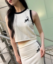 MILK | CATノースリーブ トップス(Tシャツ/カットソー)
