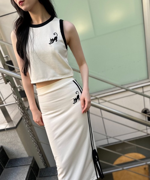 MILK（ミルク）の「CATノースリーブ トップス（Tシャツ/カットソー・レディース・B/A・FREE）」の7枚目の写真