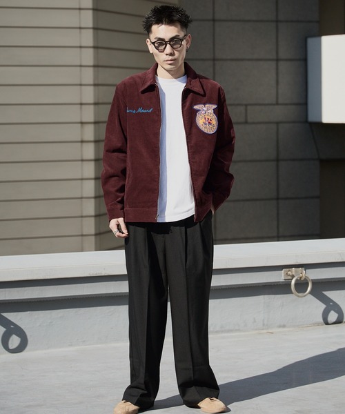 セール】HOUSTON / ヒューストン CORDUROY EMBROIDERY FFA JACKET FFA