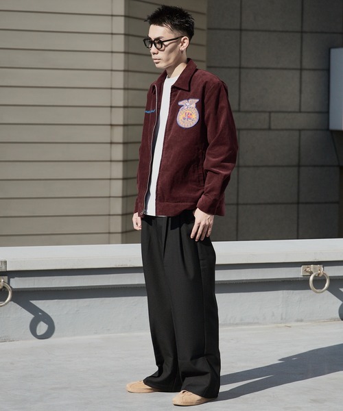 HOUSTON ファーマーズジャケット ワークジャケット ワッペン ヒューストン HOUSTON ファーマーズジャケット ワークジャケット ワッペン