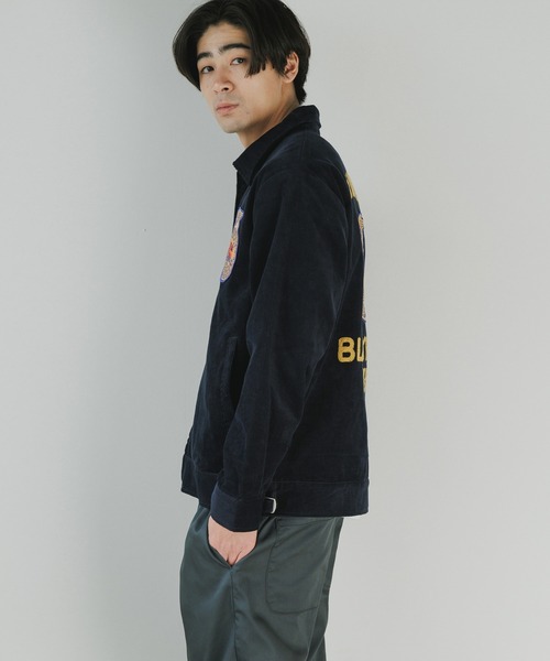 セール】HOUSTON / ヒューストン CORDUROY EMBROIDERY FFA JACKET FFA