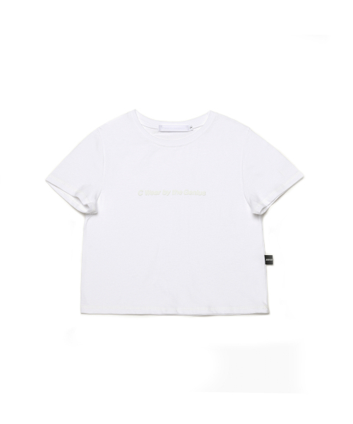 C WEAR BY THE GENIUS(シーウェアバイザジーニアス)の「シーウェア クロップTシャツ ホワイト(Tシャツ/カットソー・レディース・その他・size1)」の7枚目の写真