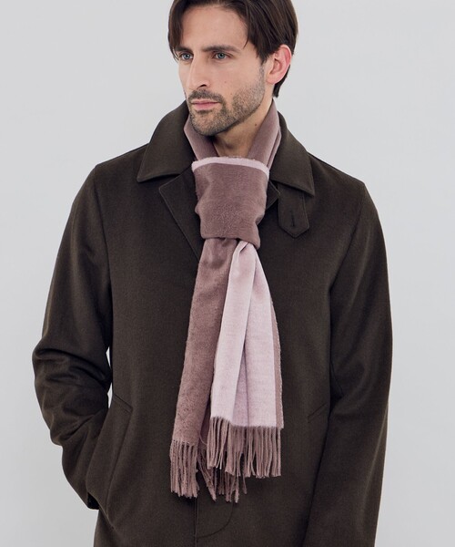 MACKINTOSH LONDON（マッキントッシュ ロンドン）の「【ZEGNA/ゼニア】シルクストール（マフラー・メンズ・グリーン系その他7/レッド系その他2/チャコールグレー/ネイビー/ブラウン系その他5・FREE）」の7枚目の写真