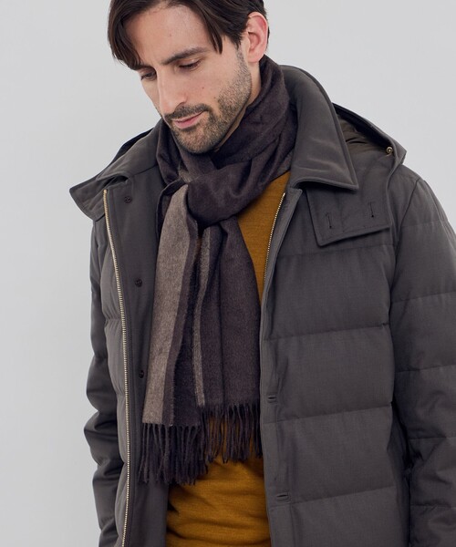 MACKINTOSH LONDON（マッキントッシュ ロンドン）の「【ZEGNA/ゼニア】シルクストール（マフラー・メンズ・グリーン系その他7/レッド系その他2/チャコールグレー/ネイビー/ブラウン系その他5・FREE）」の9枚目の写真