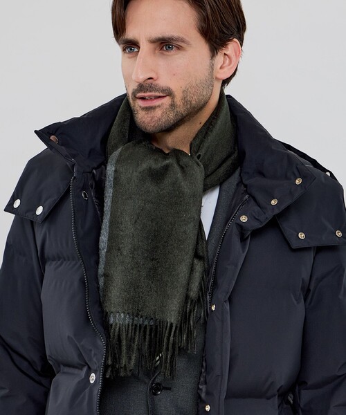 MACKINTOSH LONDON（マッキントッシュ ロンドン）の「【ZEGNA/ゼニア】シルクストール（マフラー・メンズ・グリーン系その他7/レッド系その他2/チャコールグレー/ネイビー/ブラウン系その他5・FREE）」の10枚目の写真