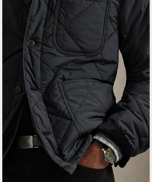 POLO RALPH LAUREN（ポロ ラルフ ローレン）の「Hurston キルテッド ユーティリティ ジャケット（ブルゾン・メンズ・ブラック系1・L/M/S）」の5枚目の写真