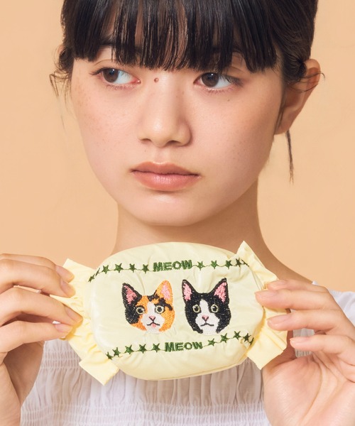 Casselini(キャセリーニ)の「Casselini(キャセリーニ)キャンディチャームポーチ(ポーチ・レディース・ブルー/シルバー/ピンク/イエロー/ミント/レッド/ブラック・FREE)」の5枚目の写真