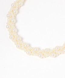 GLOBAL WORK | 編みパールネックレス/619094(ネックレス)