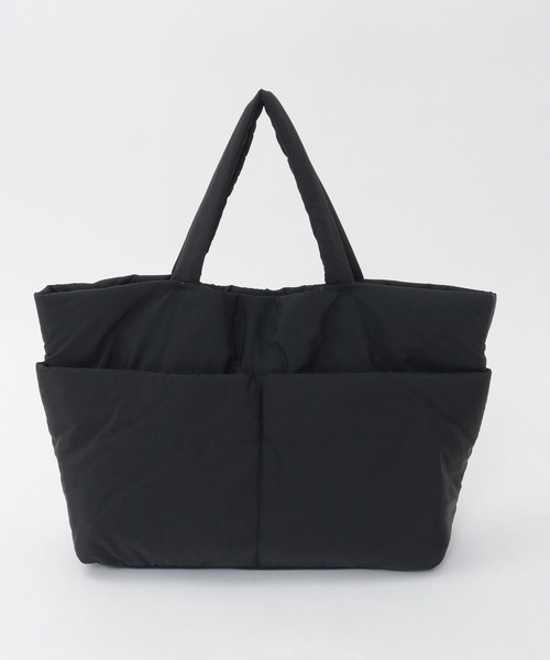 Julier Yoga and Relax（ジュリエヨガアンドリラックス）の「Julier パフィー撥水トートバッグ（トートバッグ・レディース・ライトグレー/ブラック/ブルー・FREE）」の4枚目の写真